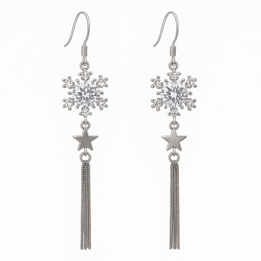 Silver Frost Earrings - MIOR JEWELS