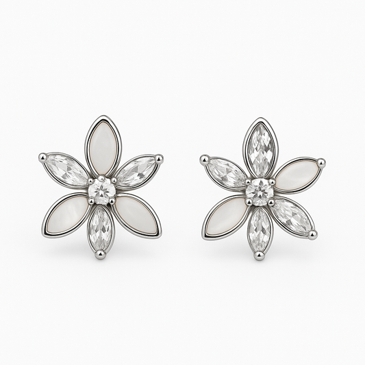 Frosted Spark Earrings