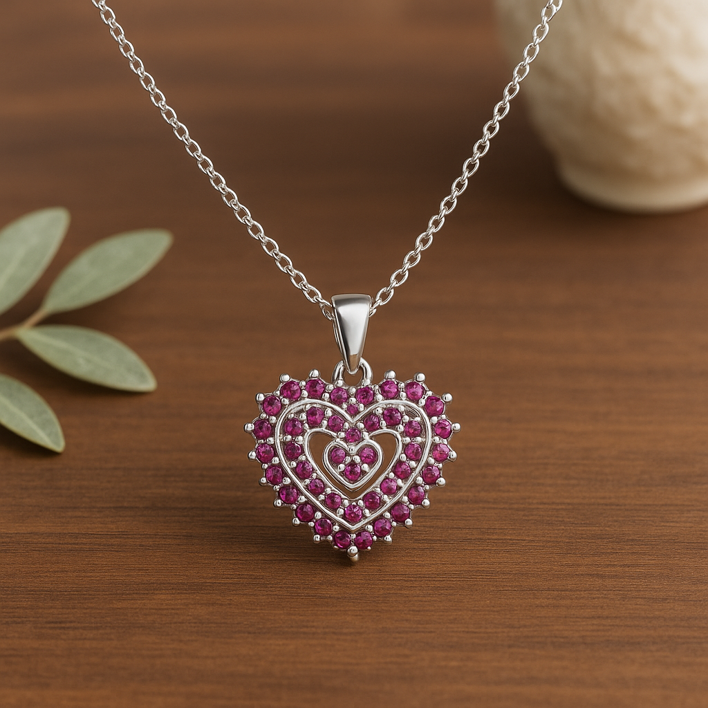 Heart of Brilliance Chain Pendant - MIOR JEWELS