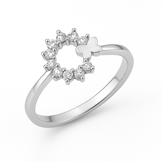 Blossom Solitaire Ring 1 - MIOR JEWELS