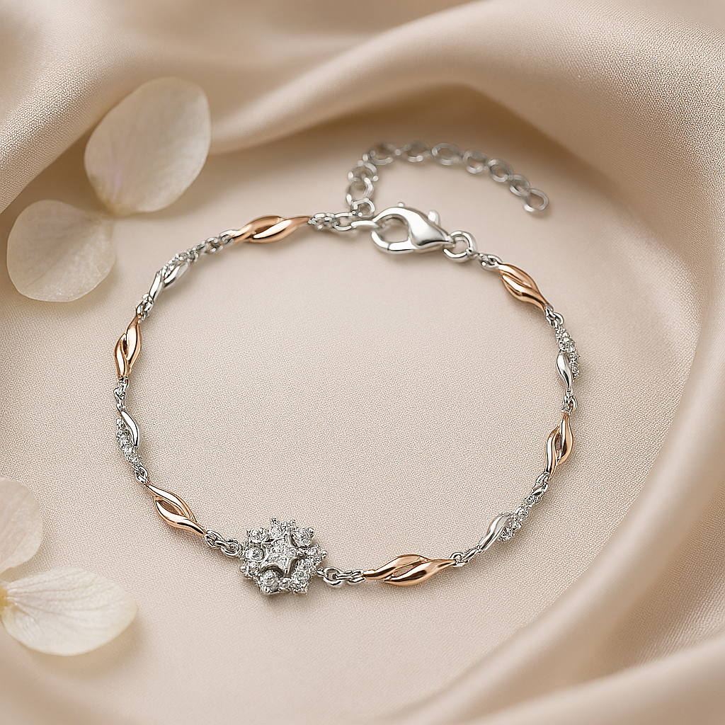 Stardust Glow Rose Gold Bracelet