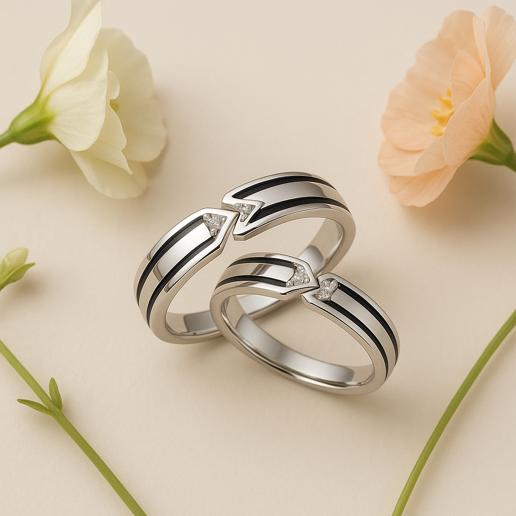 Forever Us Couple Rings Pair V9