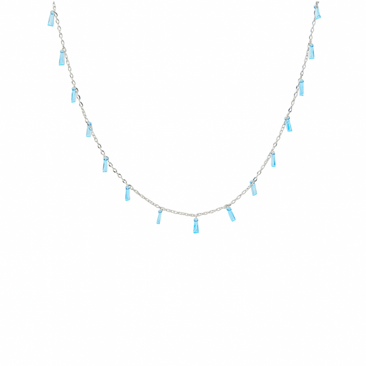 Aqua Tanmania Necklace - MIOR JEWELS