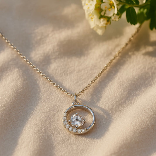 Halo Spark Chain Pendant