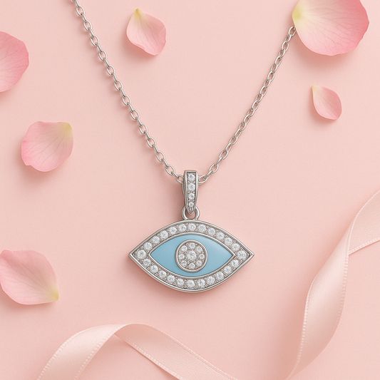 Celestial Protector Eye Chain Pendant - MIOR JEWELS