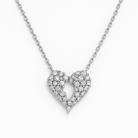 Glittering Embrace Chain Pendant - MIOR JEWELS