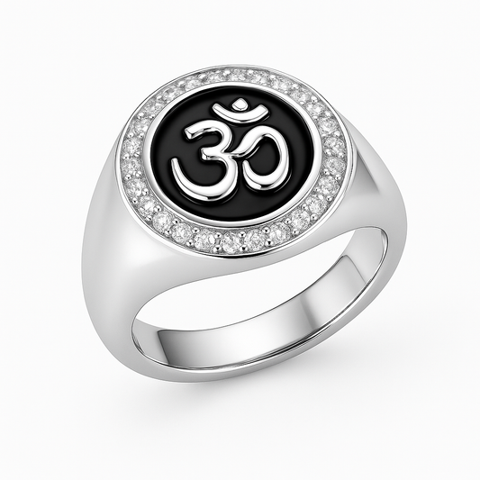 Om Silver Band - MIOR JEWELS