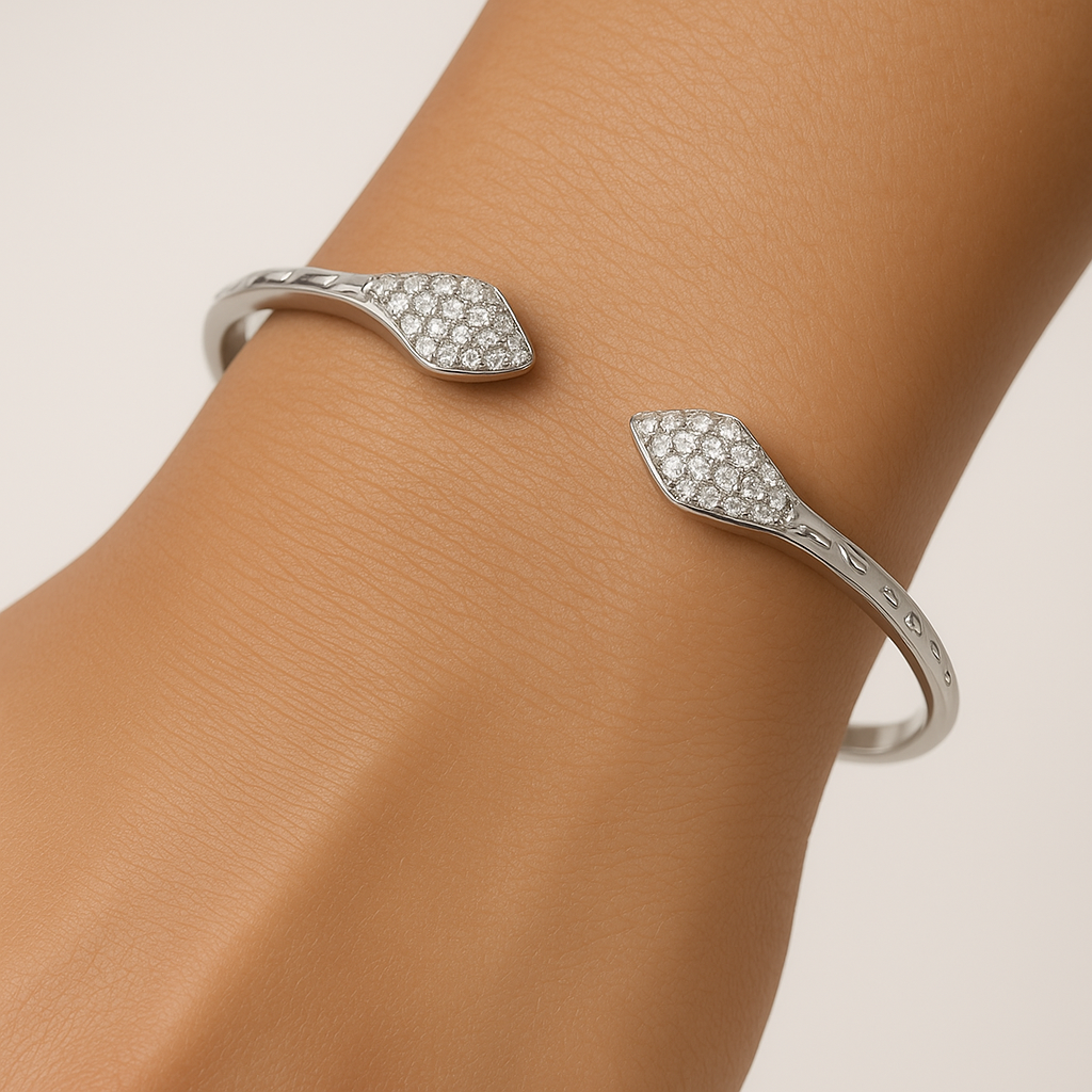 Sparkle Cuff Bangle - MIOR JEWELS