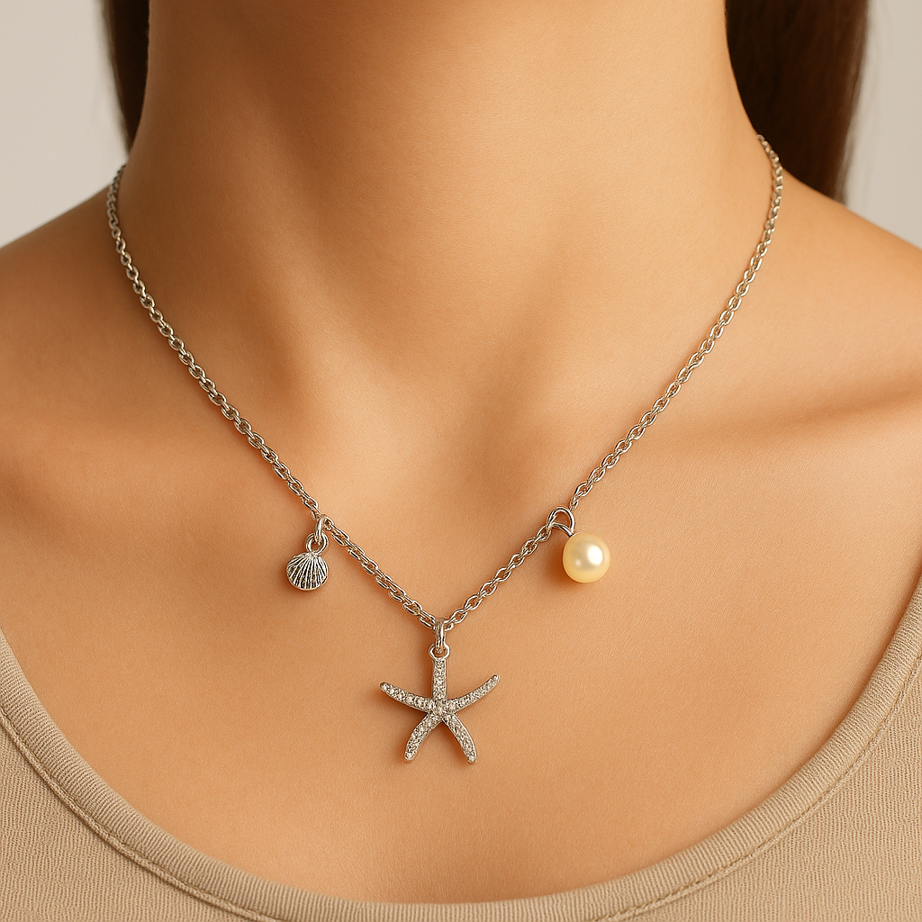 Starlit Shore Chain Pendant