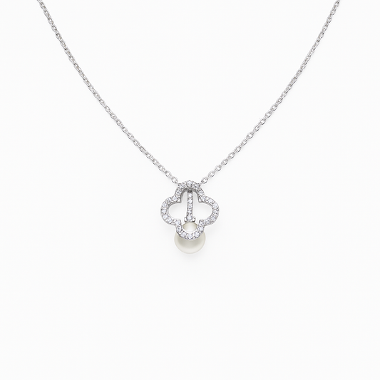 Classic Pearl Drop Chain Pendant - MIOR JEWELS