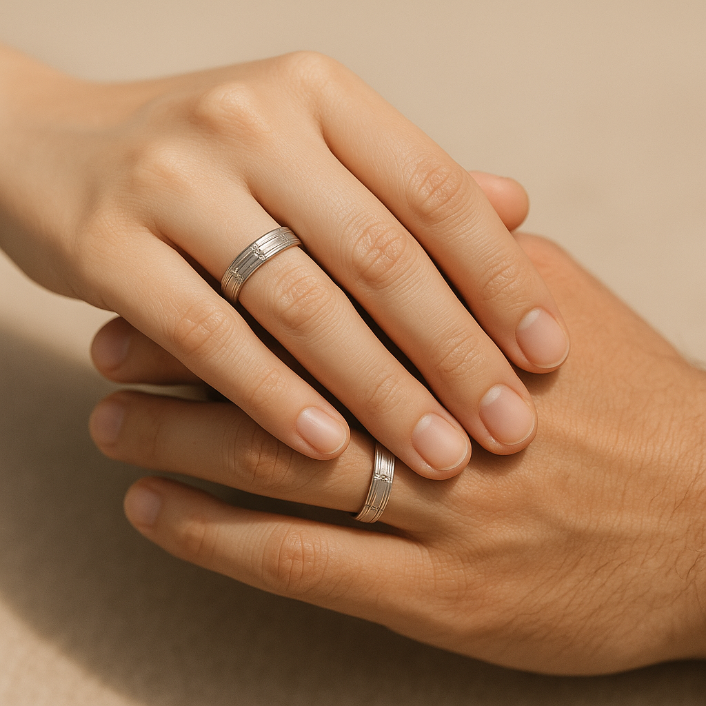 Forever Us Couple Rings Pair V15