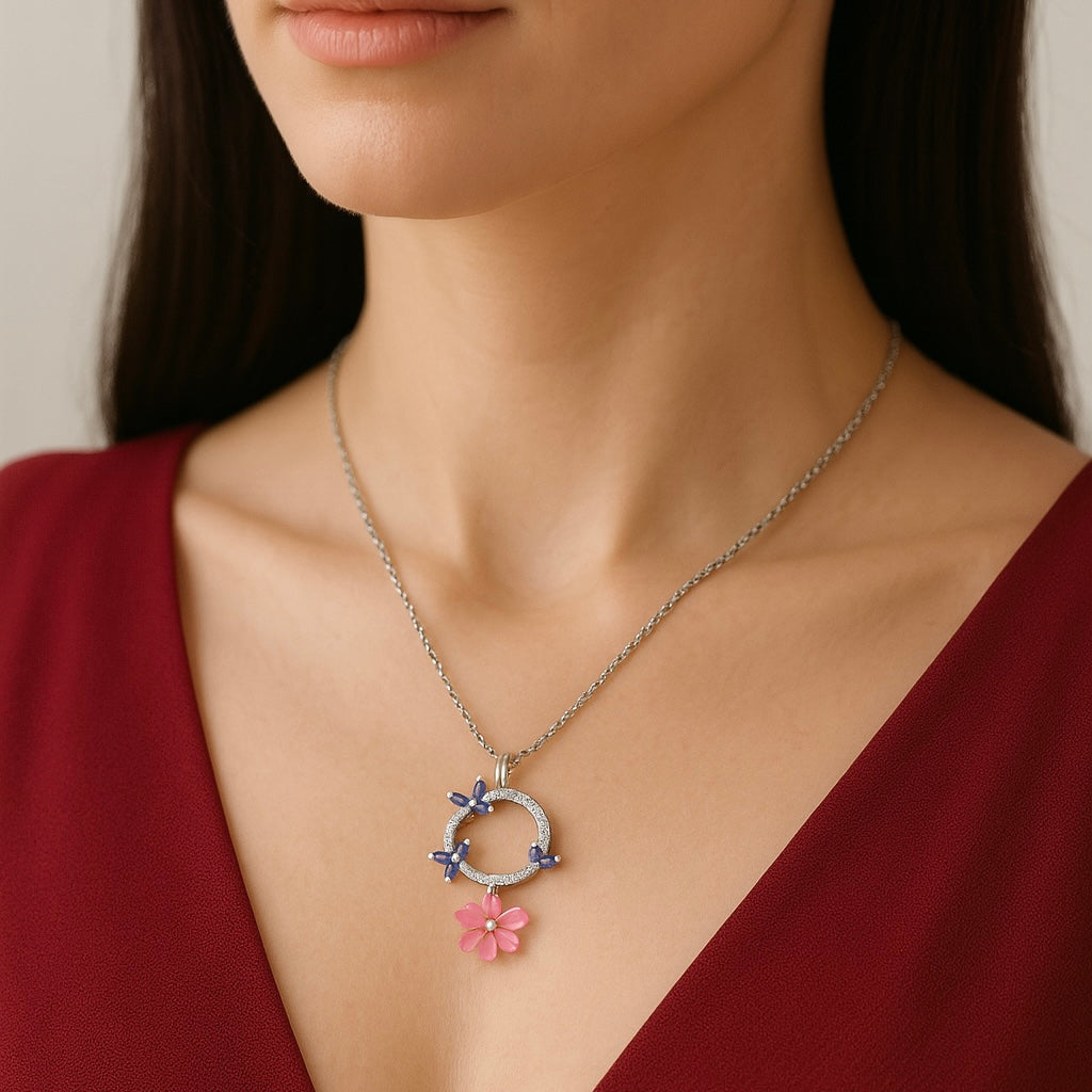 Blossom Drop Chain Pendant