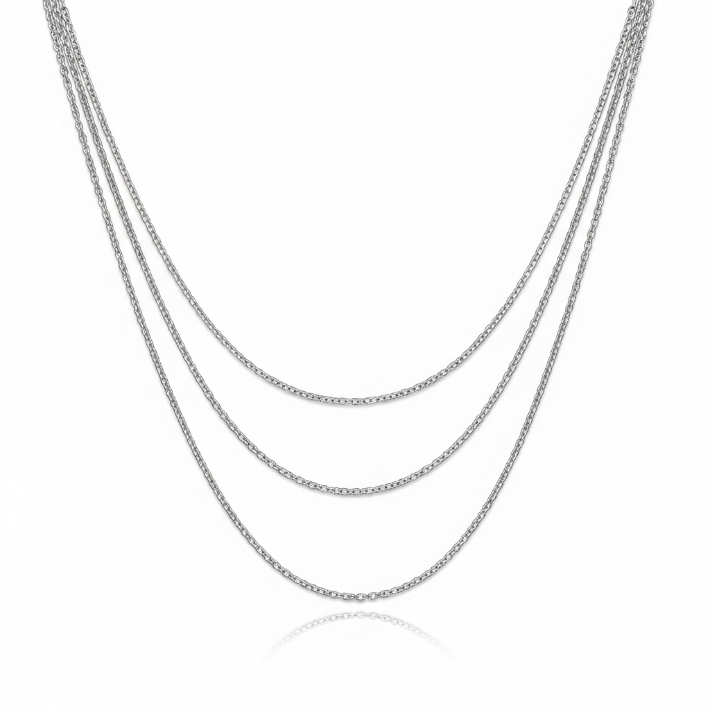 Triple Gleam Chain - MIOR JEWELS