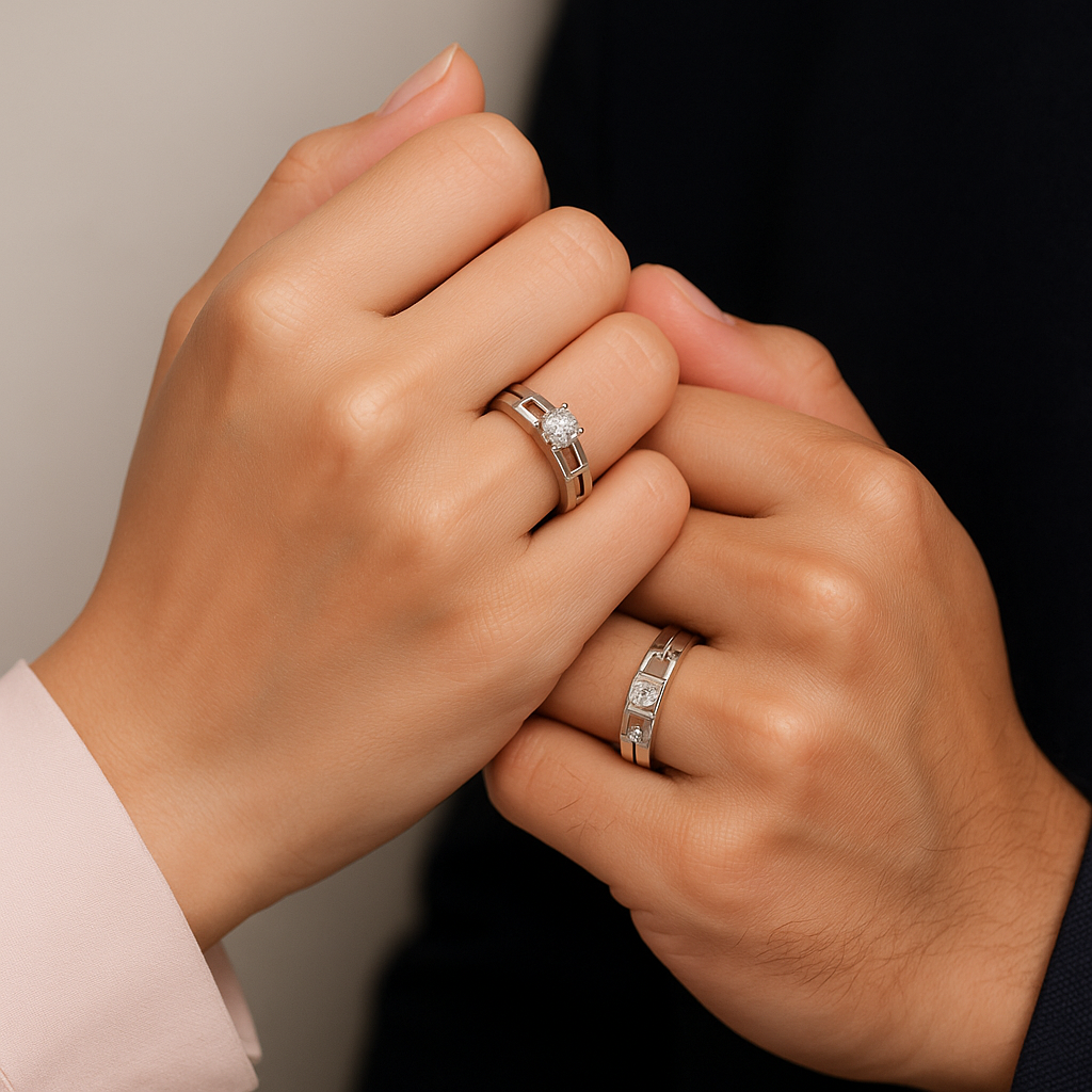 Forever Us Couple Rings Pair V5