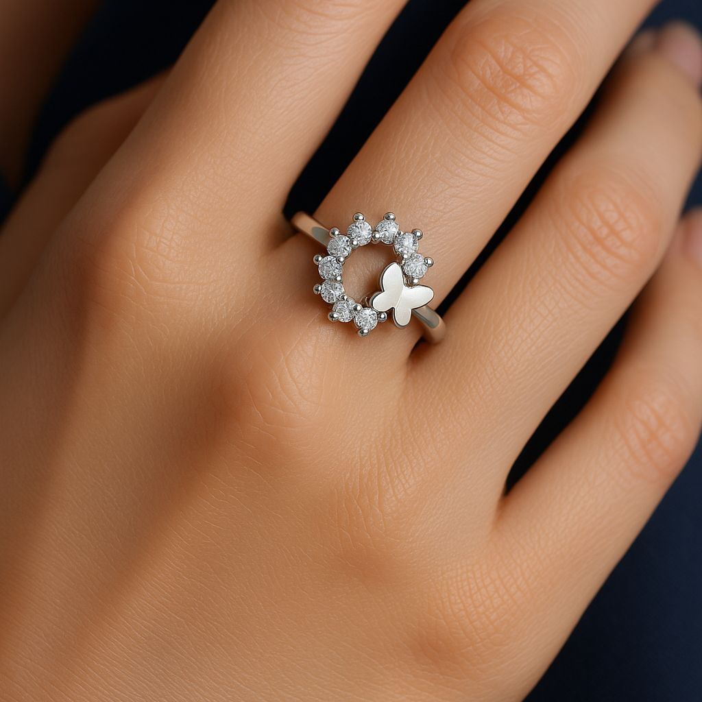 Blossom Solitaire Ring 1 - MIOR JEWELS