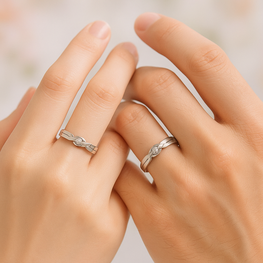 Forever Us Couple Rings Pair V16