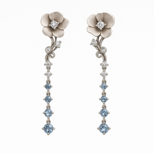 Luminous Vine Danglers - MIOR JEWELS