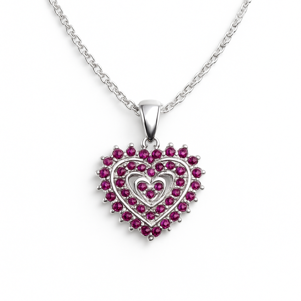 Heart of Brilliance Chain Pendant - MIOR JEWELS