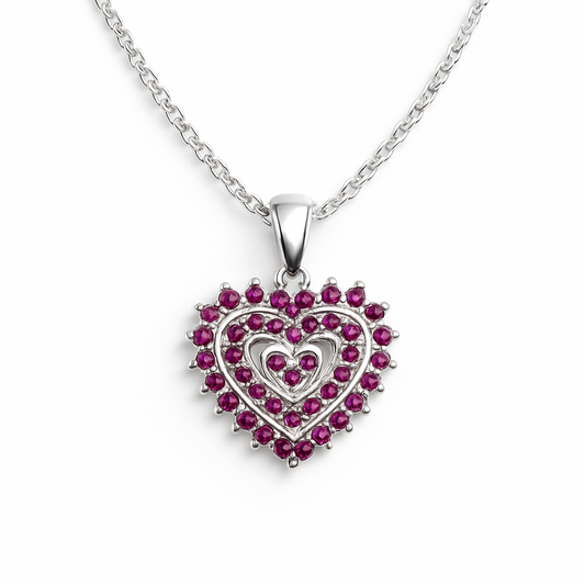 Heart of Brilliance Chain Pendant - MIOR JEWELS