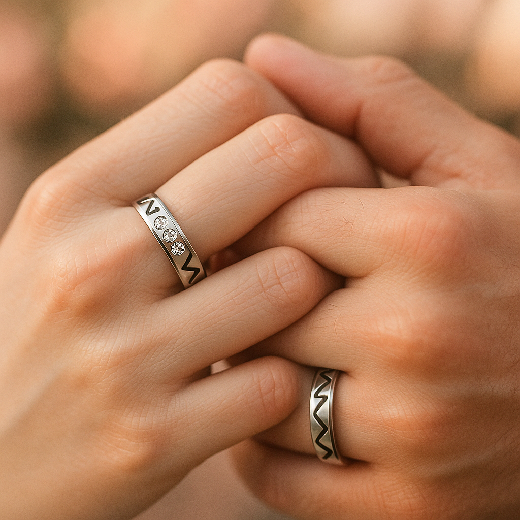 Forever Us Couple Rings Pair V14