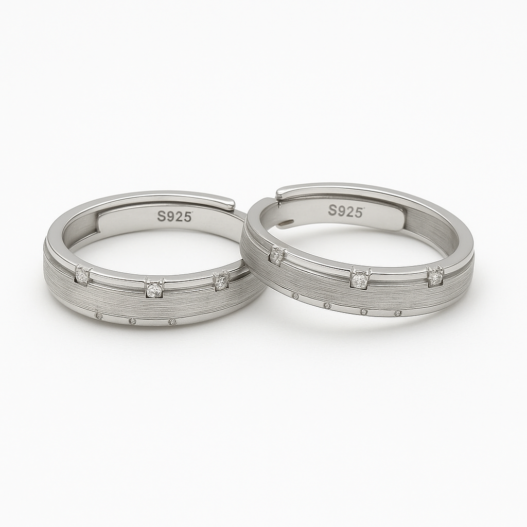 Forever Us Couple Rings Pair V15