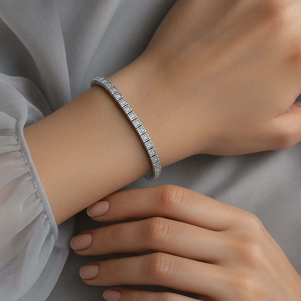 Classic Sparkle Tennis Bracelet - MIOR JEWELS