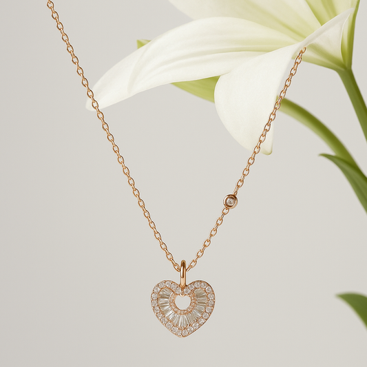 Aura Heart Chain Pendant