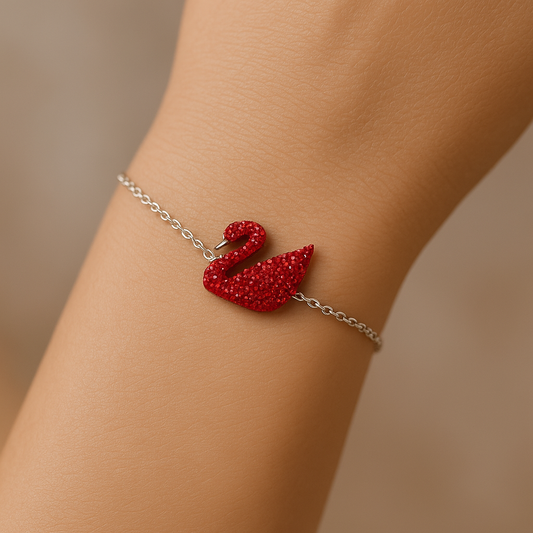 Red Swan Serenity Bracelet - MIOR JEWELS