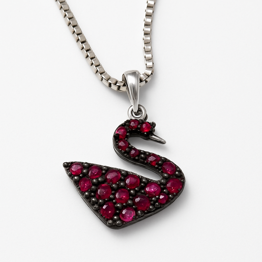 Violet Grace Silver Pendant - MIOR JEWELS