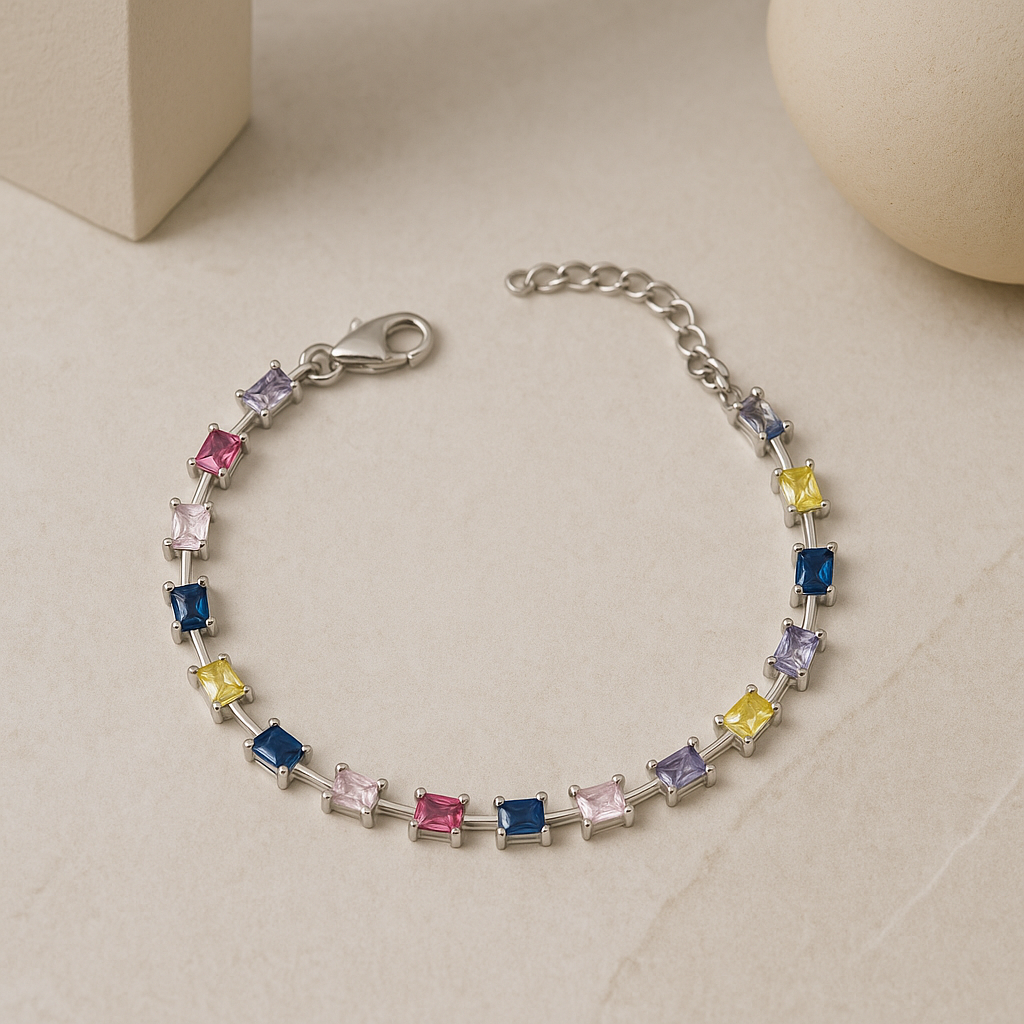Rainbow Elegance Bracelet - MIOR JEWELS