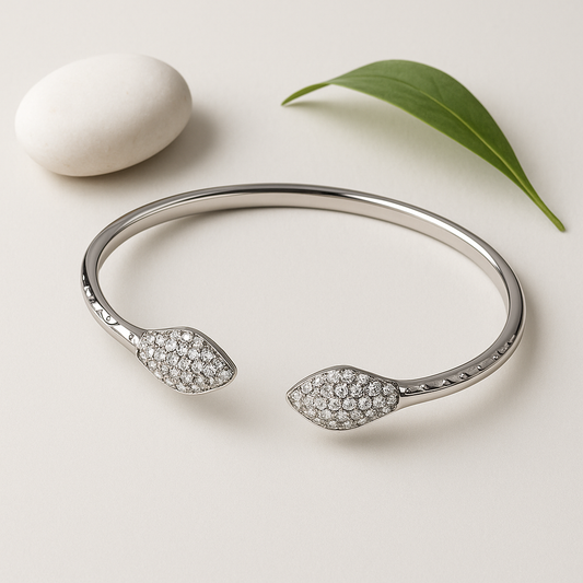 Sparkle Cuff Bangle - MIOR JEWELS