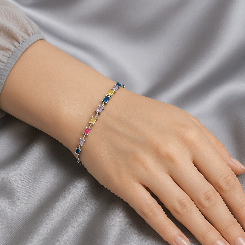 Rainbow Elegance Bracelet - MIOR JEWELS