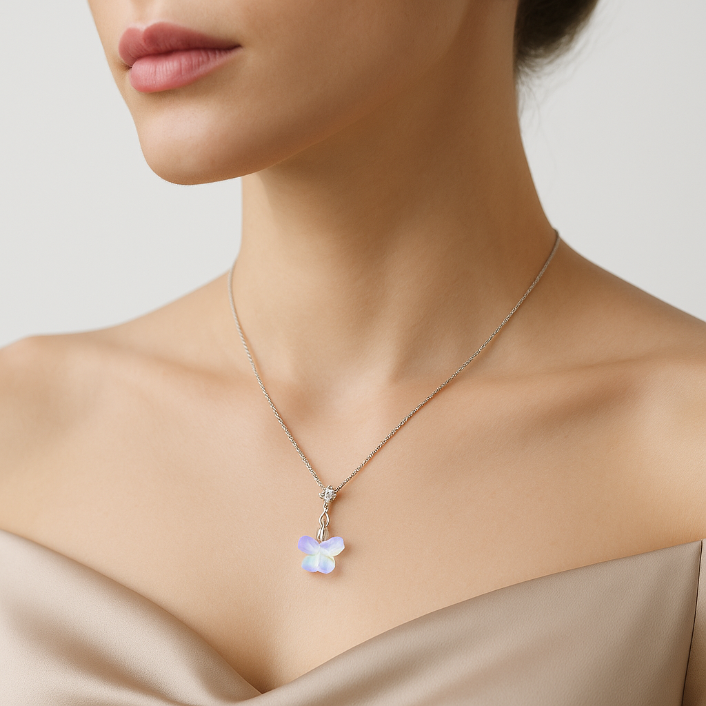Sunset Bloom Chain Pendant