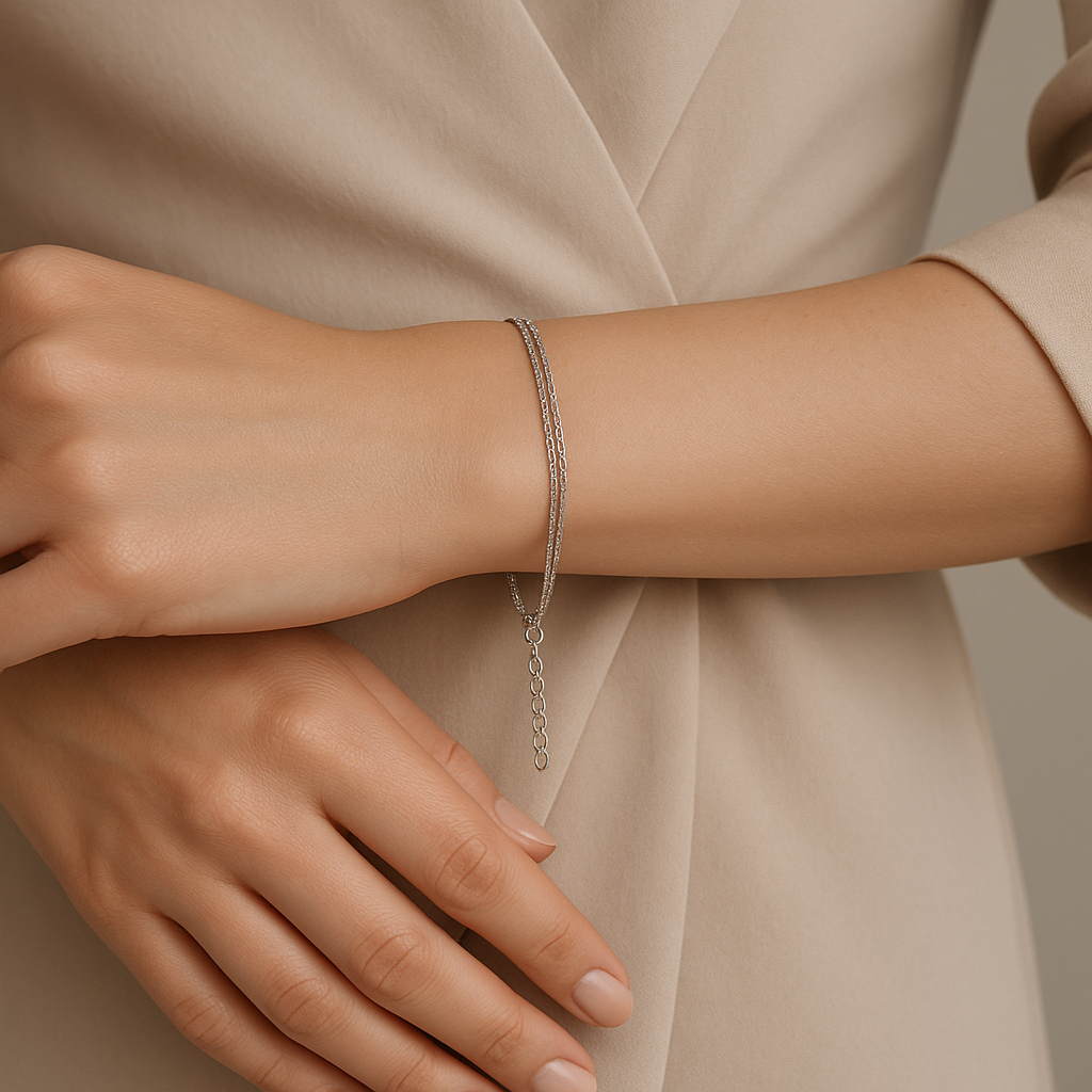 Rhodium Bunch Bracelet - MIOR JEWELS
