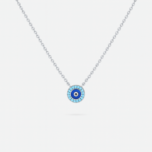 Hamsa Eye Chain Pendant