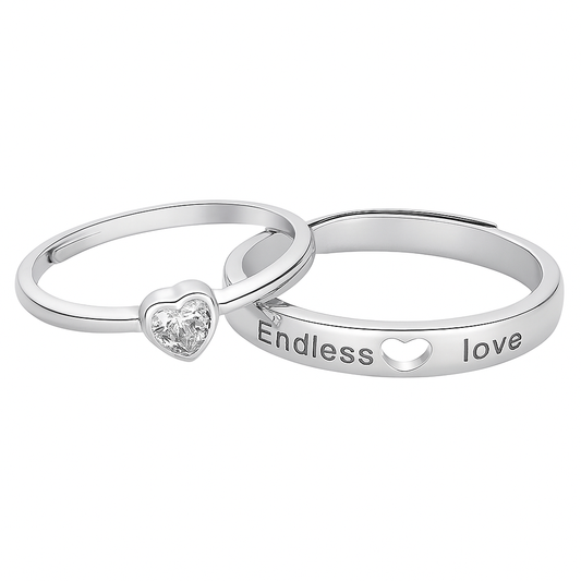 Forever Us Couple Rings Pair V6