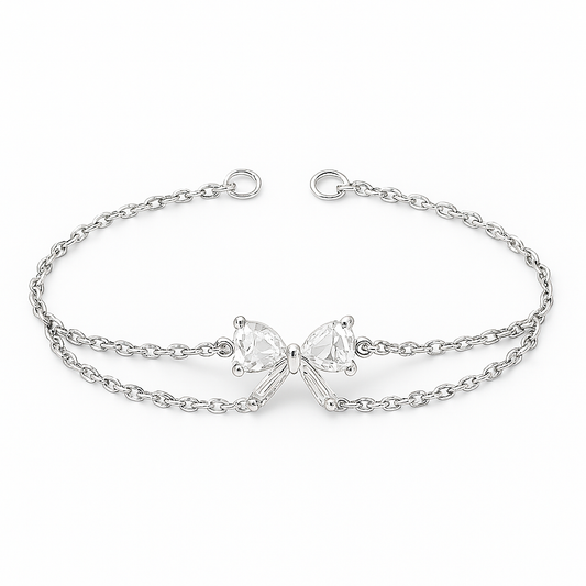 Pearl Bow Whisper Bracelet