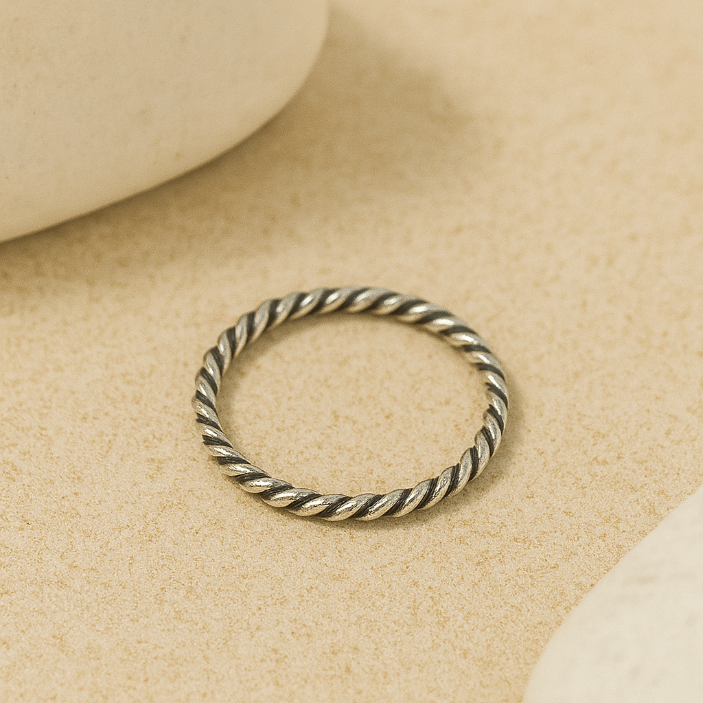 Silver Swirl Toe Rings