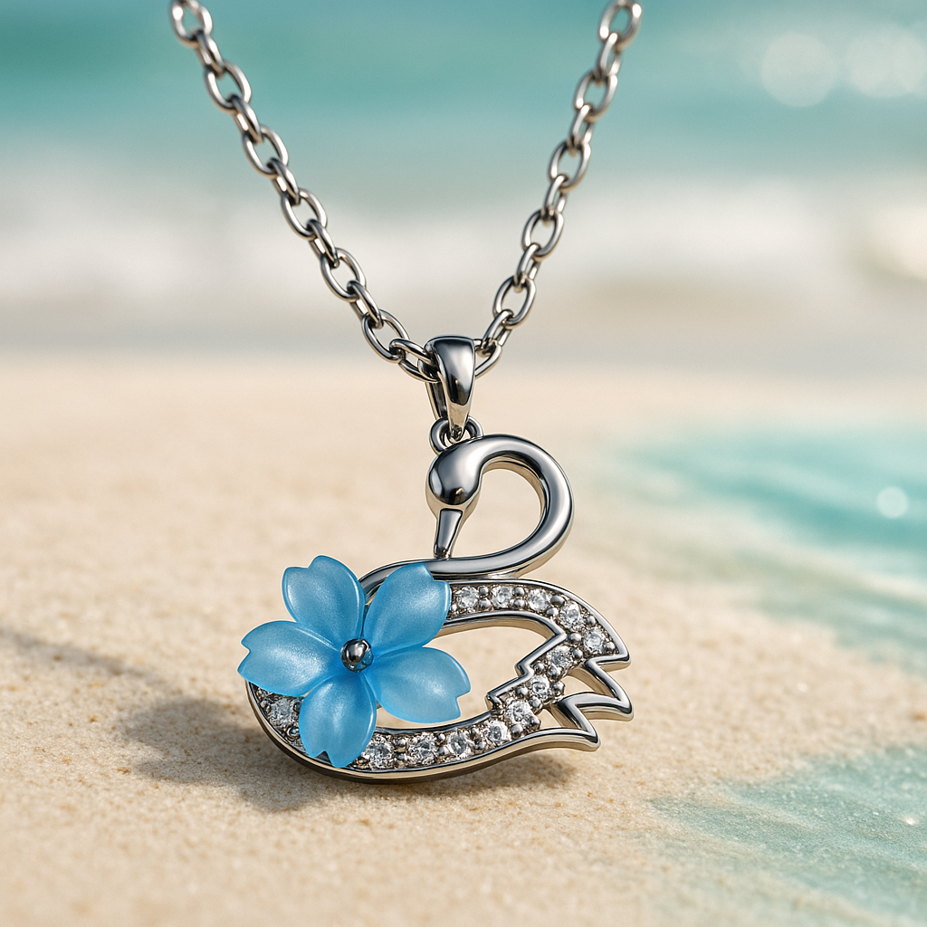 Bluebell Drop Chain Pendant