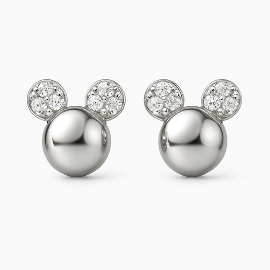 Cat Face Studs - MIOR JEWELS