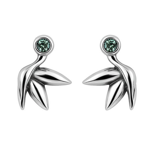 Jade Flight Studs - MIOR JEWELS