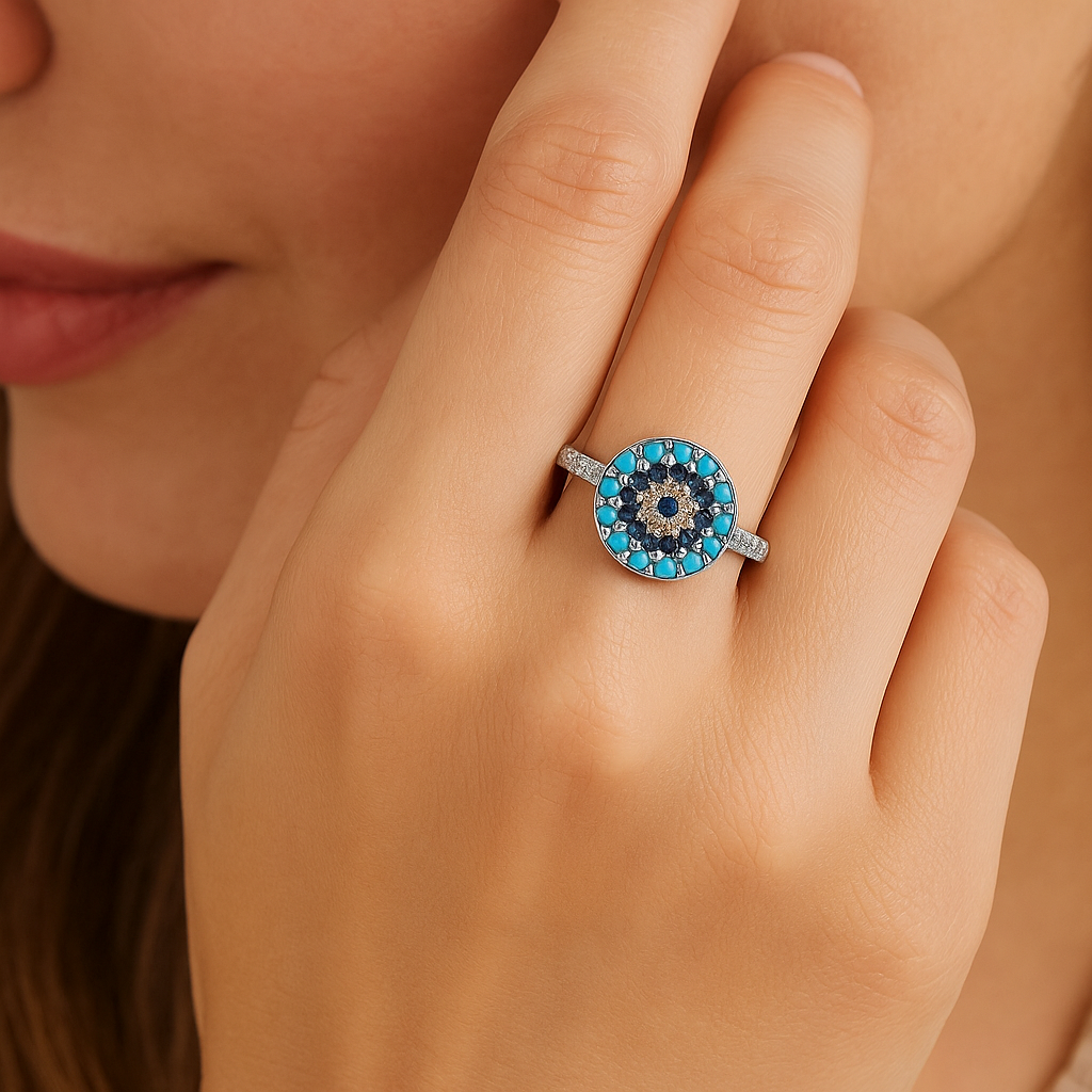 Midnight Wave Ring