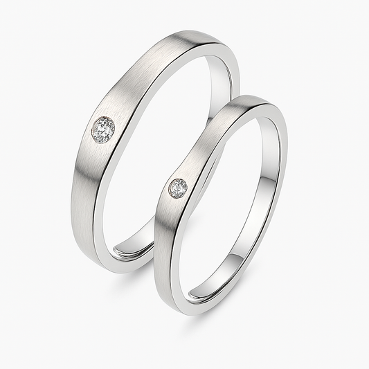 Forever Us Couple Rings Pair V8