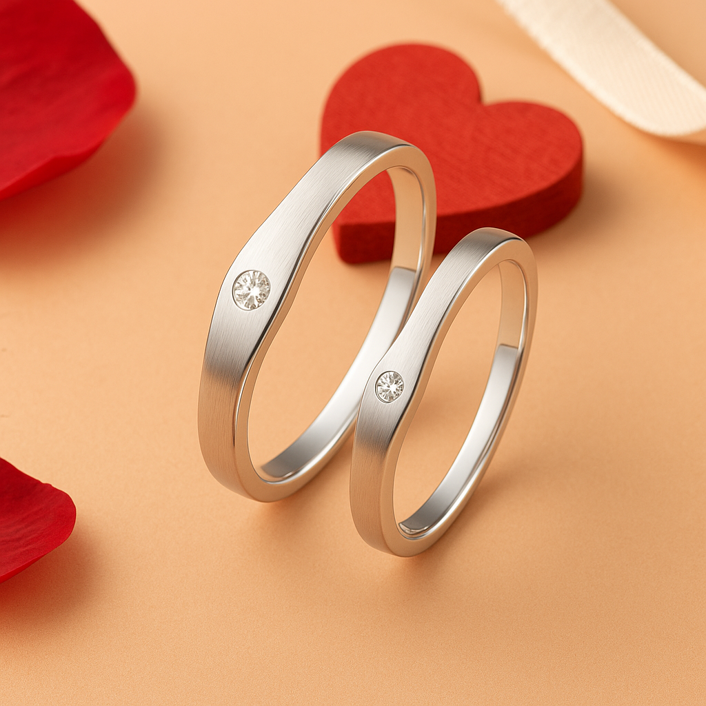 Forever Us Couple Rings Pair V8