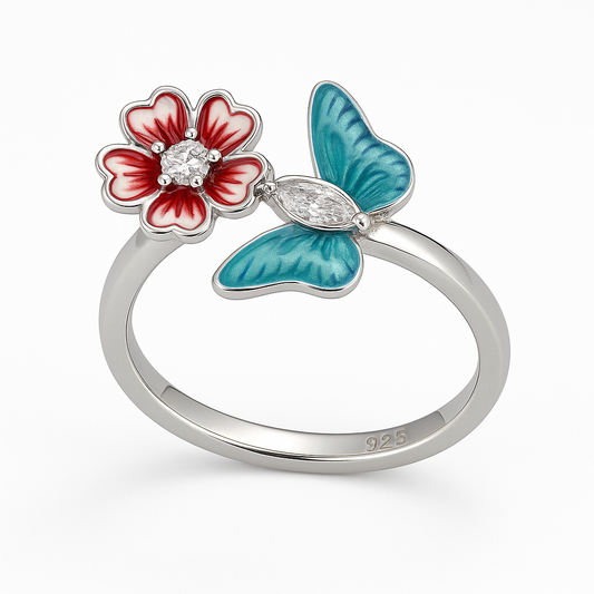 Petal Pop Charm Ring