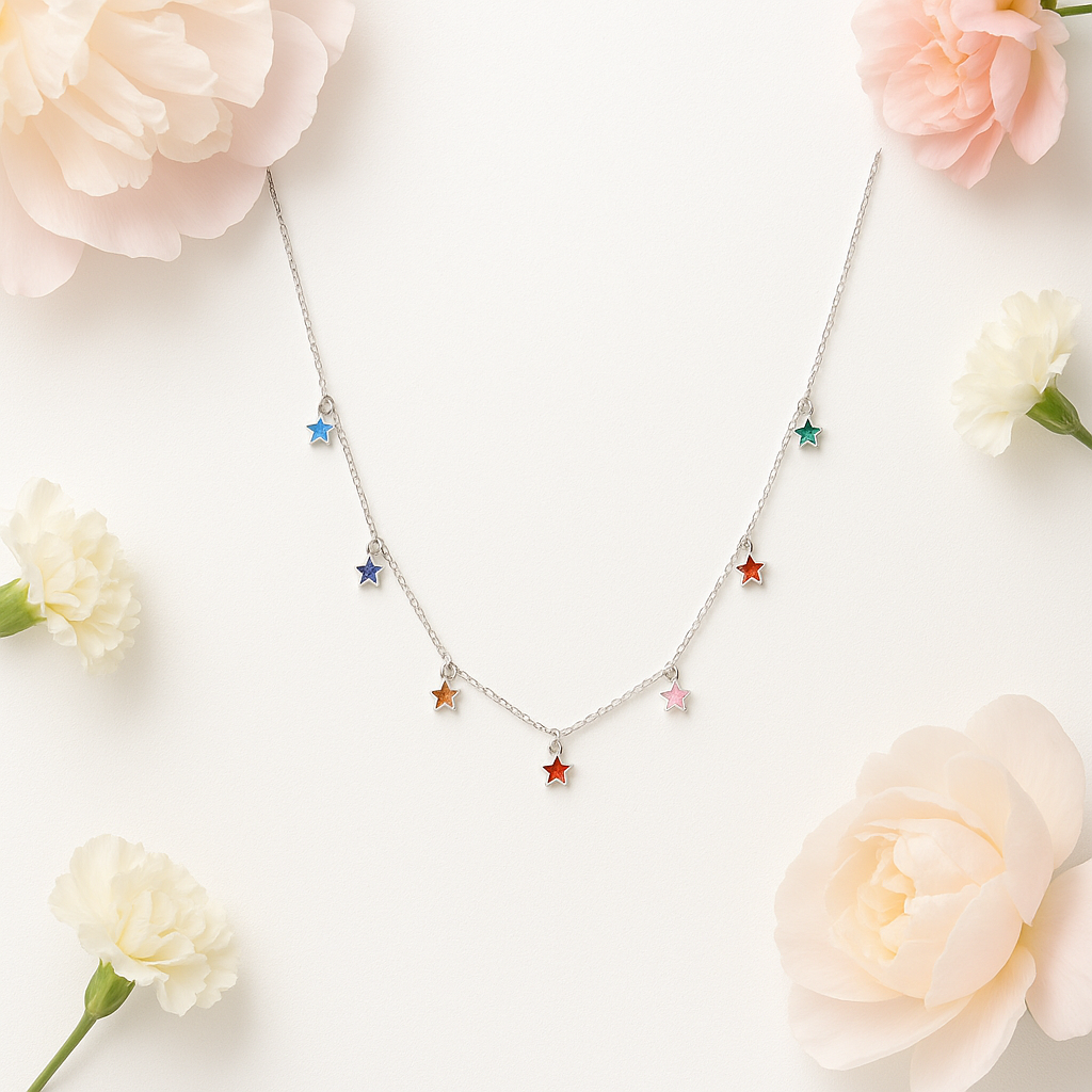 Star Charms Chain Pendant - MIOR JEWELS