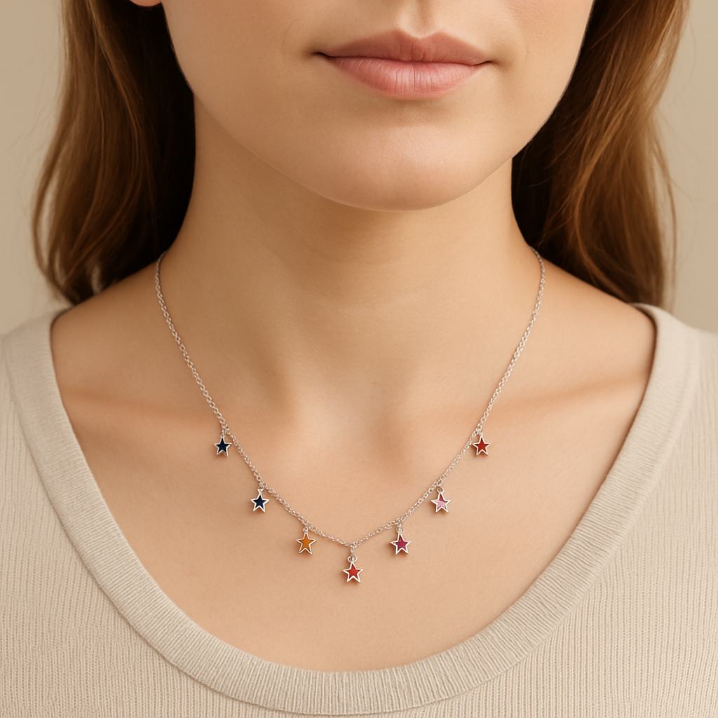 Star Charms Chain Pendant - MIOR JEWELS