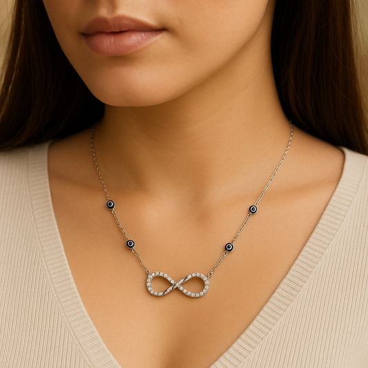 Infinity Charm Chain Pendant