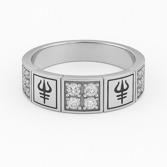 Trishul Signet Ring - MIOR JEWELS