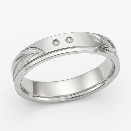 Laser Elegance Band Ring - MIOR JEWELS